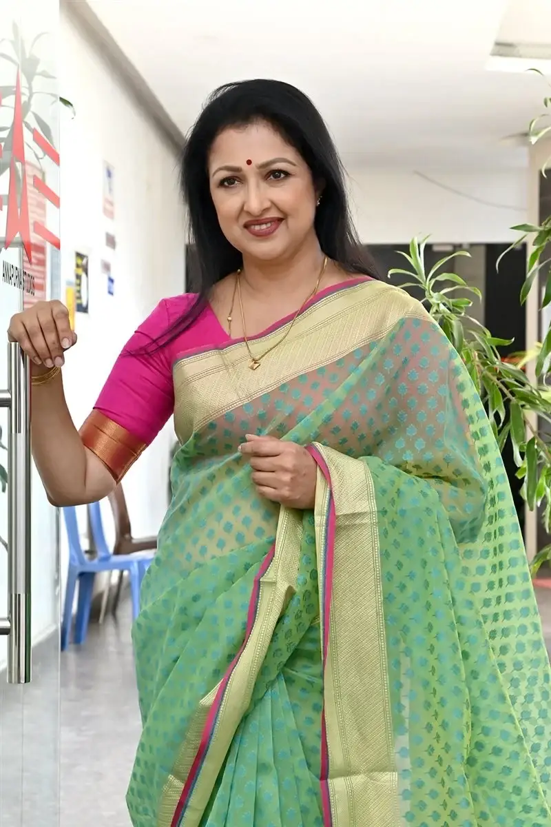 Indian Actress Gautami Tadimalla at Anni Manchi Sakunamule Movie Interview